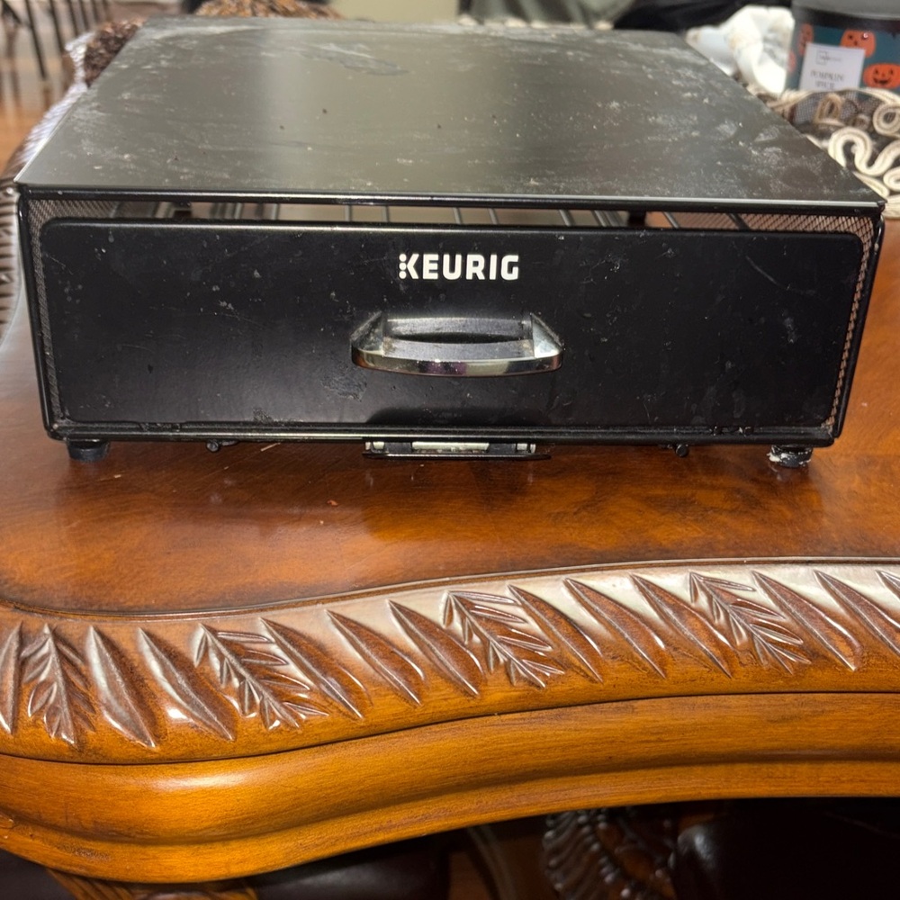 Keurig Black Coffee Pod Drawer